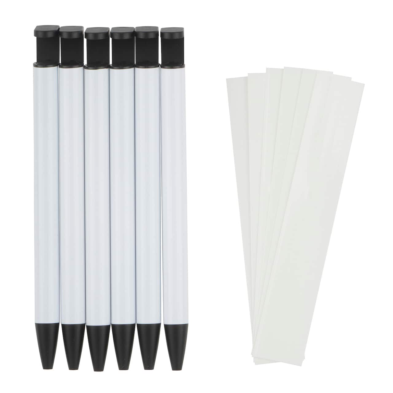 12 Packs: 6 ct. (72 total) Sublimation Pen Blanks with Sleeves by Make Market®